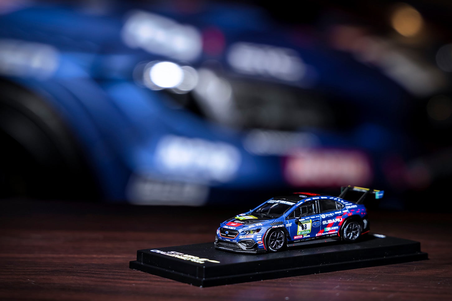 「SUBARU WRX NBR CHALLENGE 2024」のミニカー