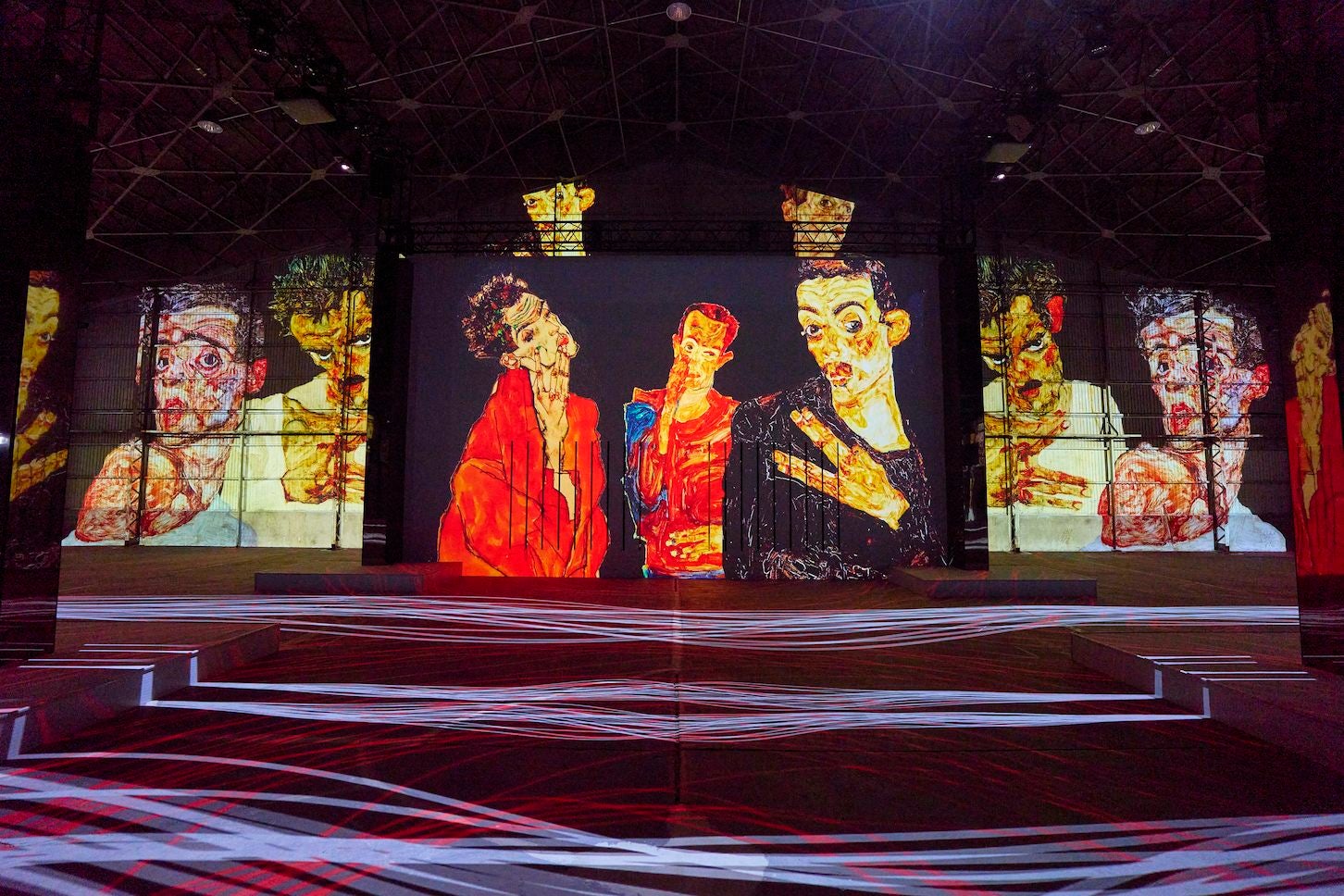 「美の黄金時代」プログラムに登場するエゴン・シーレの作品たち