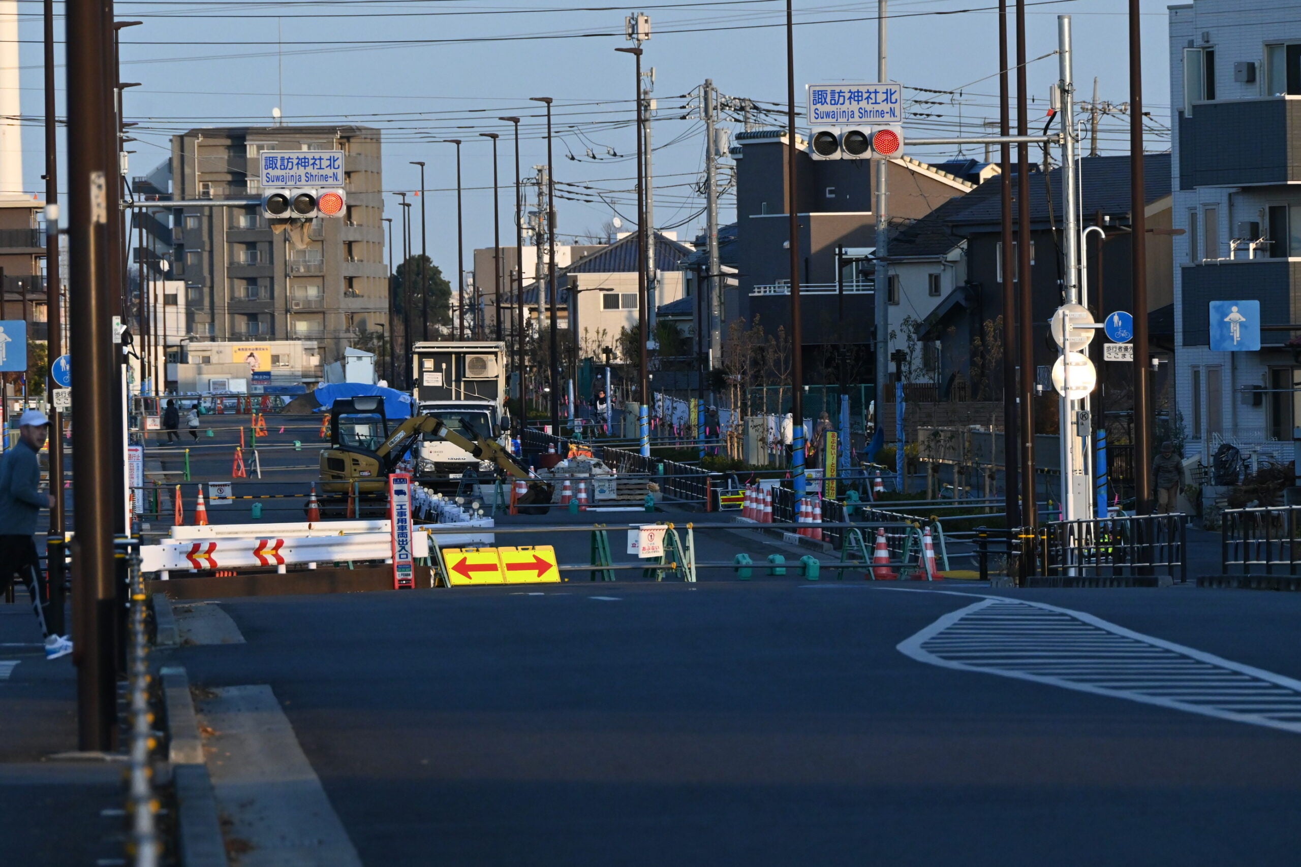 練馬所沢線の様子。