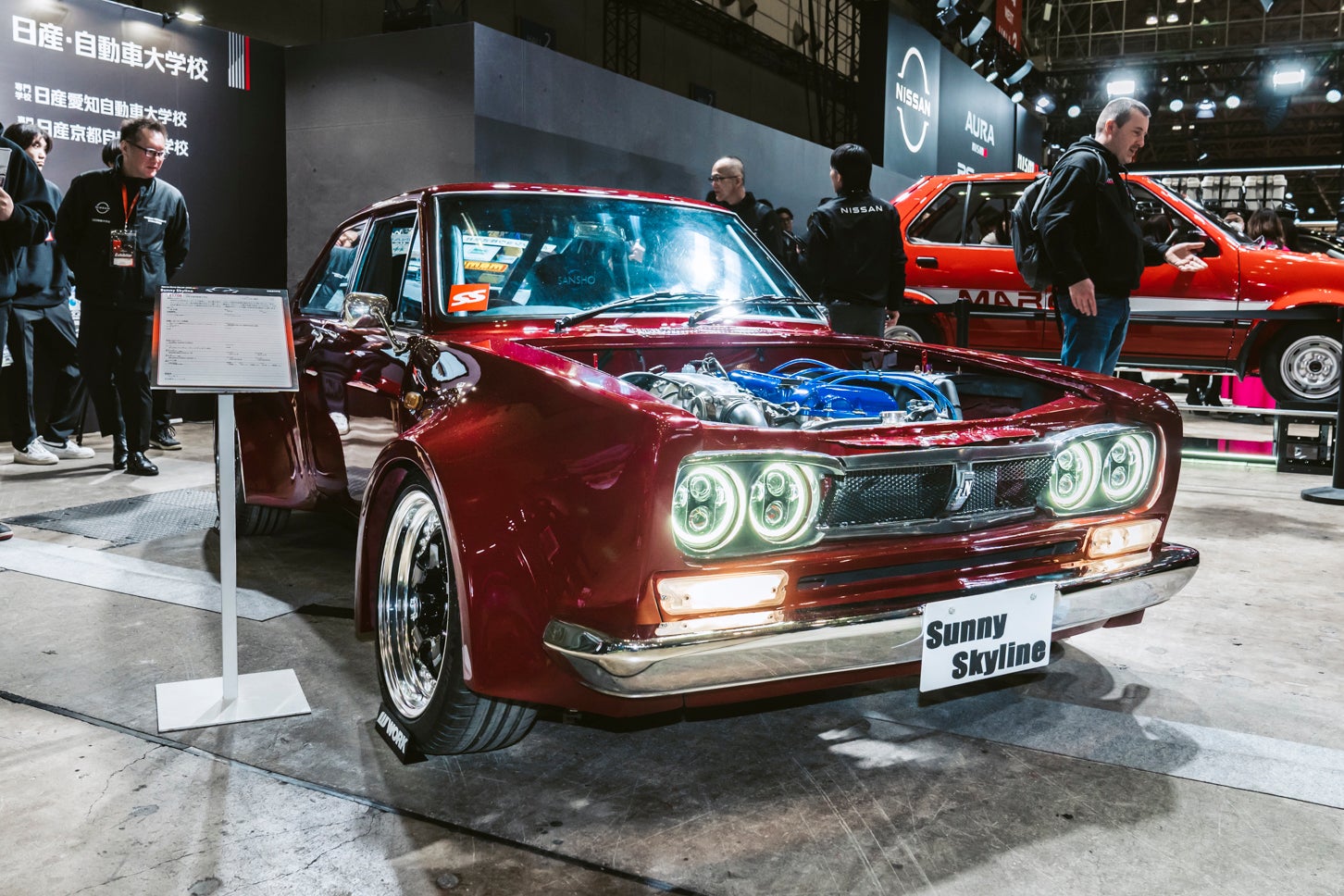 東京オートサロン2026に展示された「Sunny Skyline（サニースカイライン）」