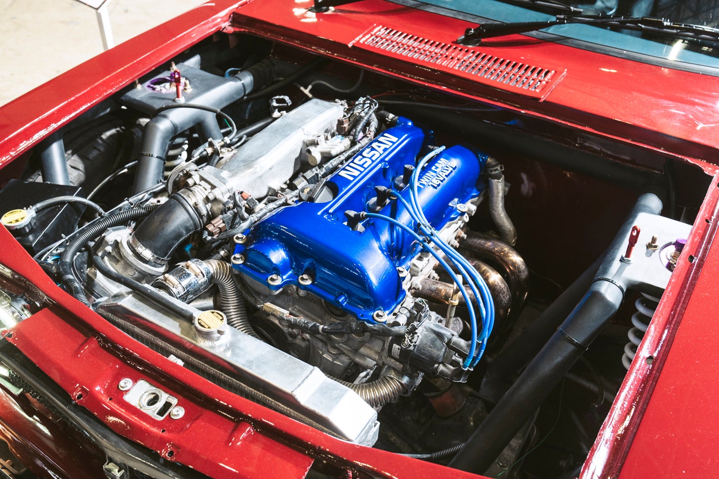 エンジンヘッドの青色は1期生の配合表をもとに作ったカラー。