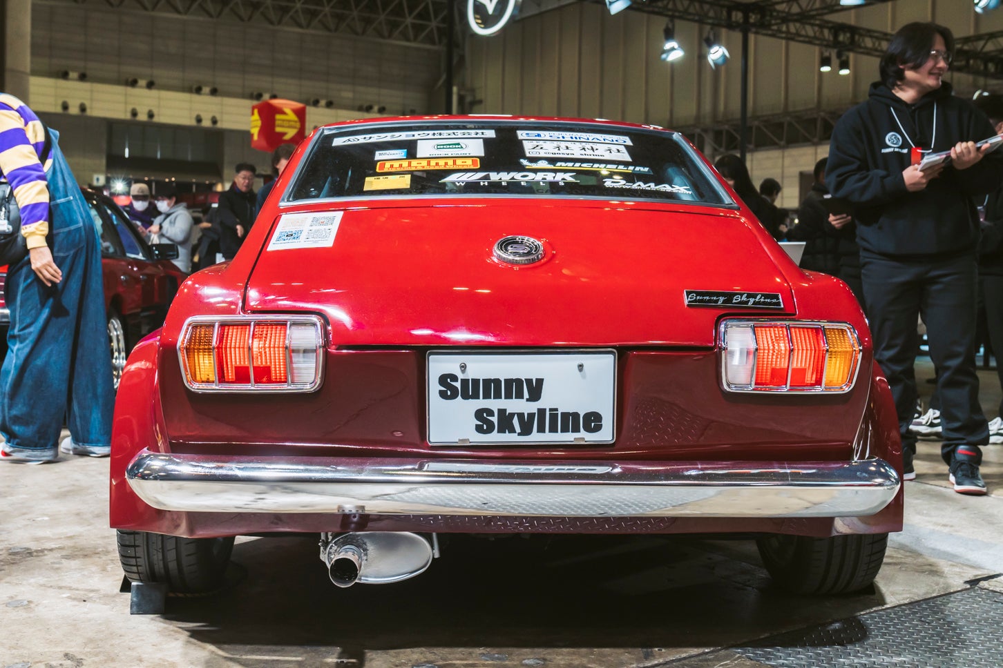 リアのスタイリングを見るとベースが「サニー」であることがよく分かる。