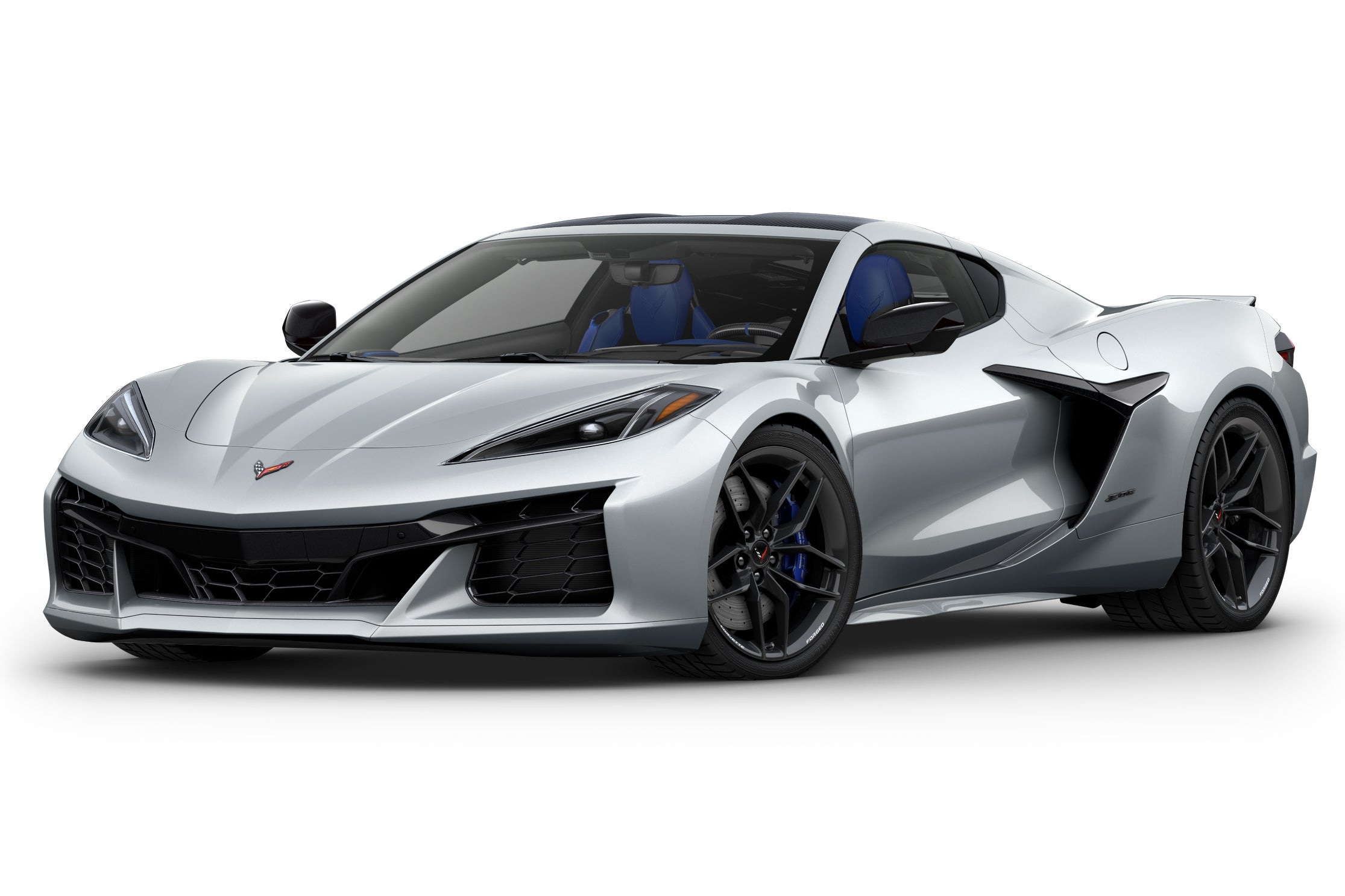 シボレー・コルベットZ06サントリーニ エディション｜ボディカラー：ブレードシルバー