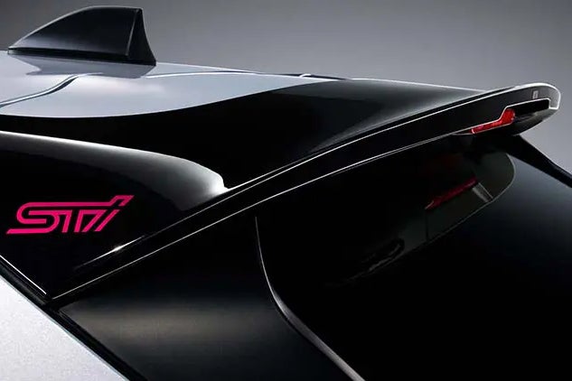 スバル・インプレッサSTIパフォーマンスエディション｜STIルーフスポイラー（STIロゴ入り）