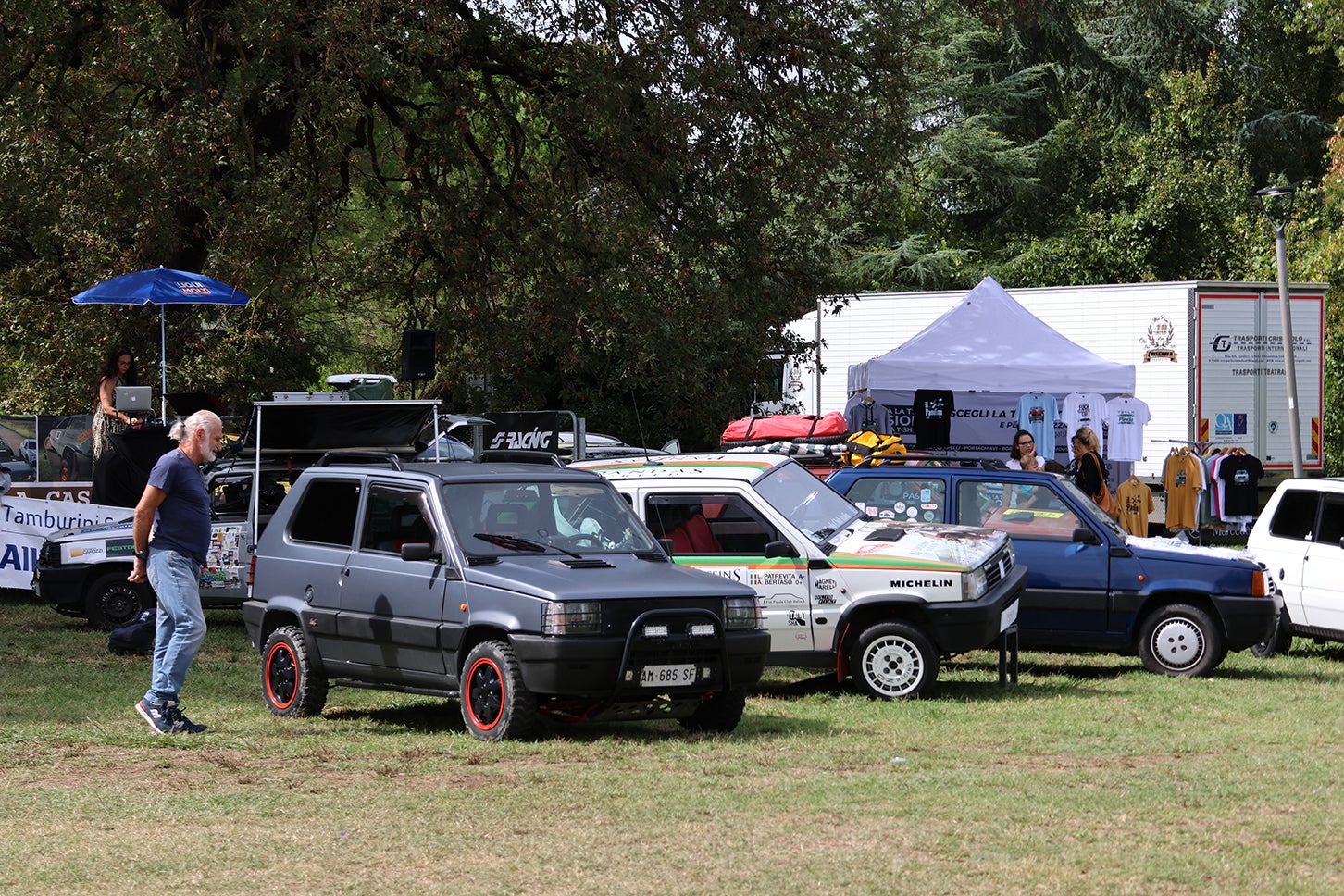 カステルフィオレンティーノで2025年9月13日と14日に開催された『パンダ・ア・カステッロ』会場で。