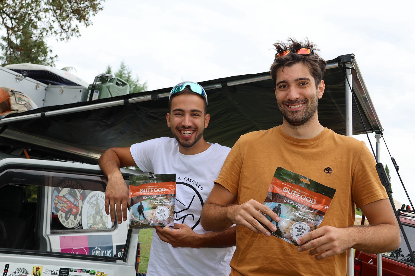 二人が携行したパスタ「アウトフード・エクスプローラー」。