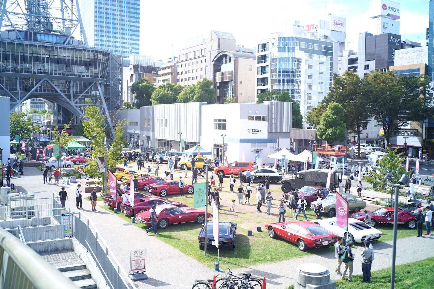 テレビトーヒロバには故・マルチェロ・ガンディーニ⽒の作品が数多く並んだ