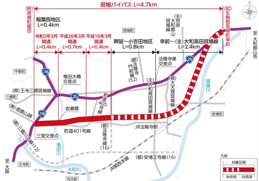 いかるがパークウェイの概要。