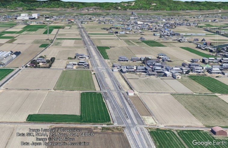 一部暫定開通している岡山赤穂線（中井～宍甘）。