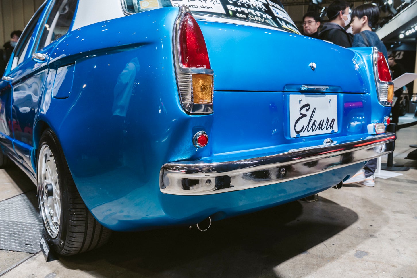 リアにも312型ブルーバードの意匠を取り入れている。