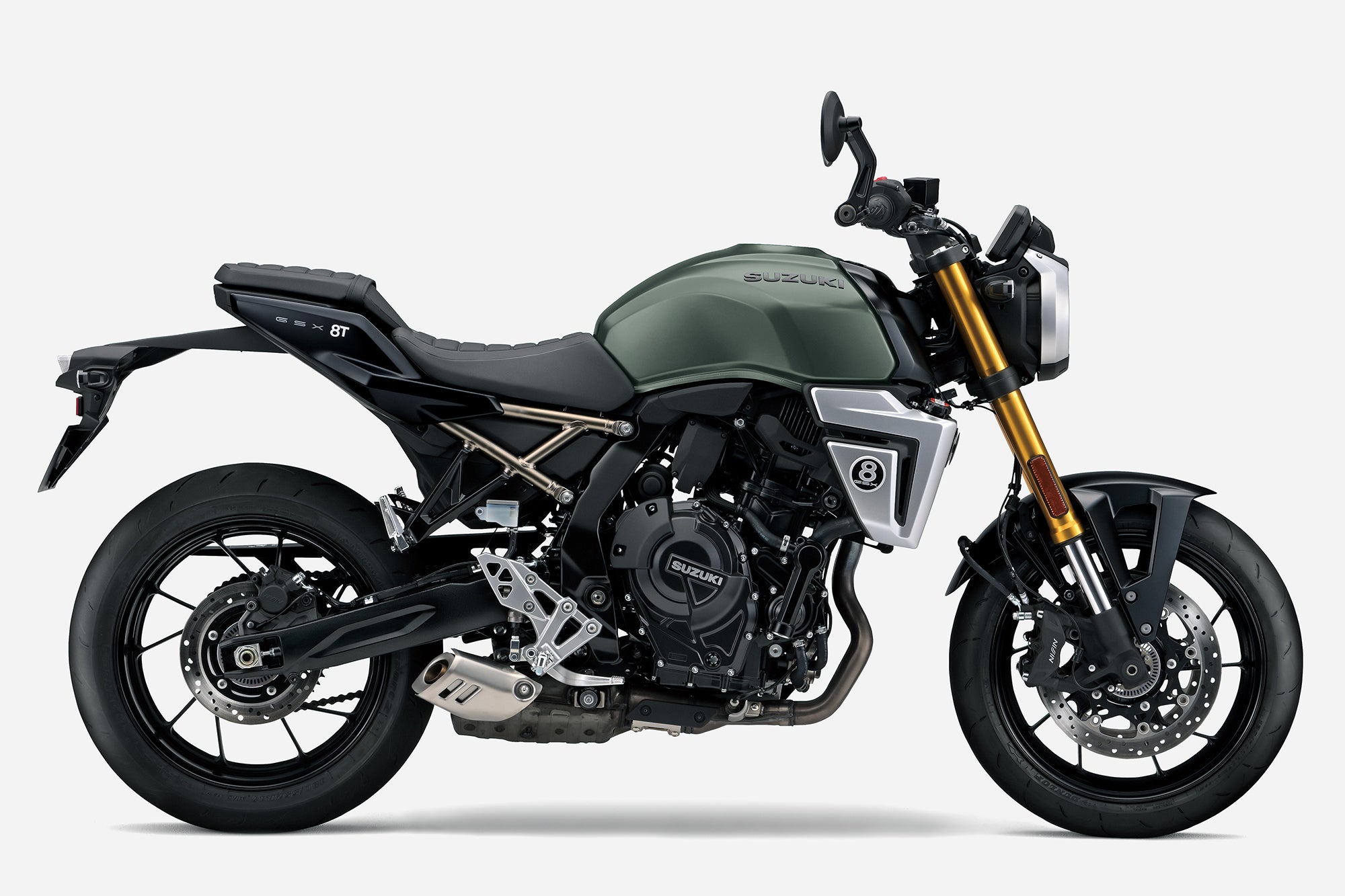 スズキ GSX-8T｜カラー：マットスティールグリーンメタリック