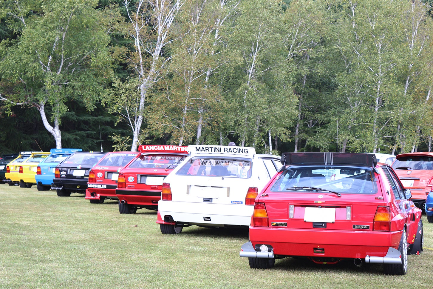 圧巻のランチア・デルタ軍団