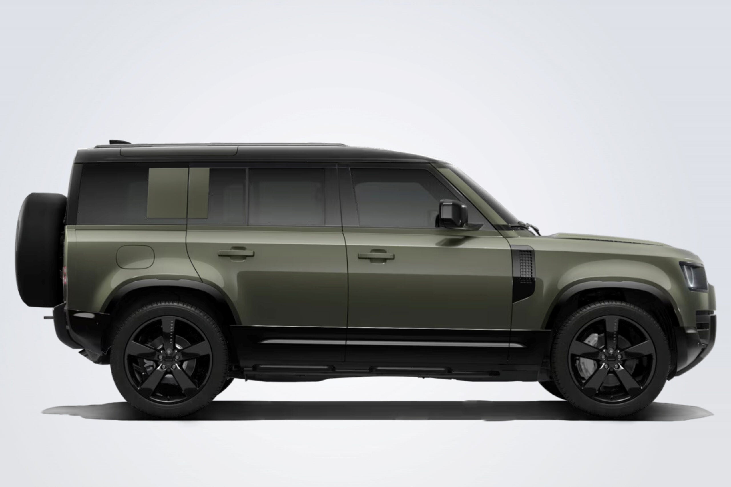 ランドローバー・ディフェンダー75＋エディション｜ボディカラー：ウールストーングリーン（メタリック）