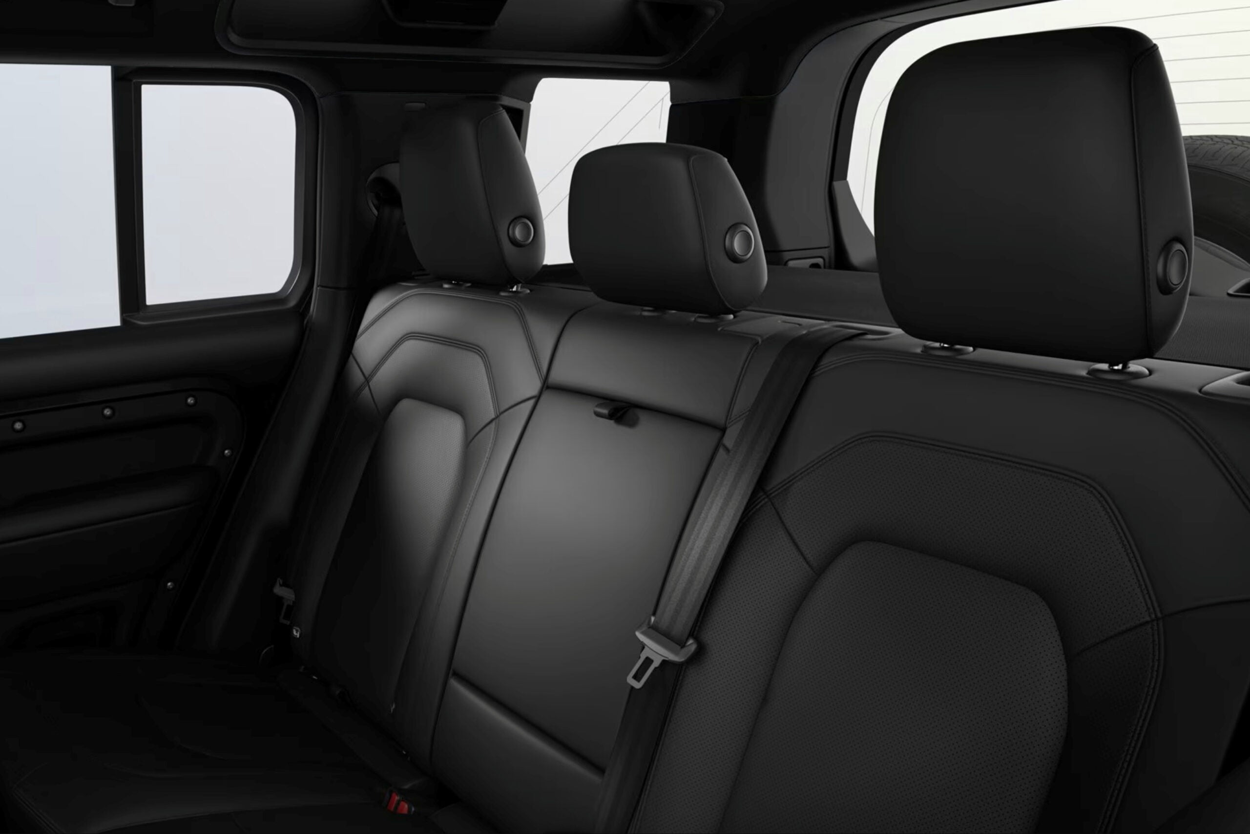 ランドローバー・ディフェンダー75＋エディション｜エボニーウィンザーレザーシート（エボニーインテリア）