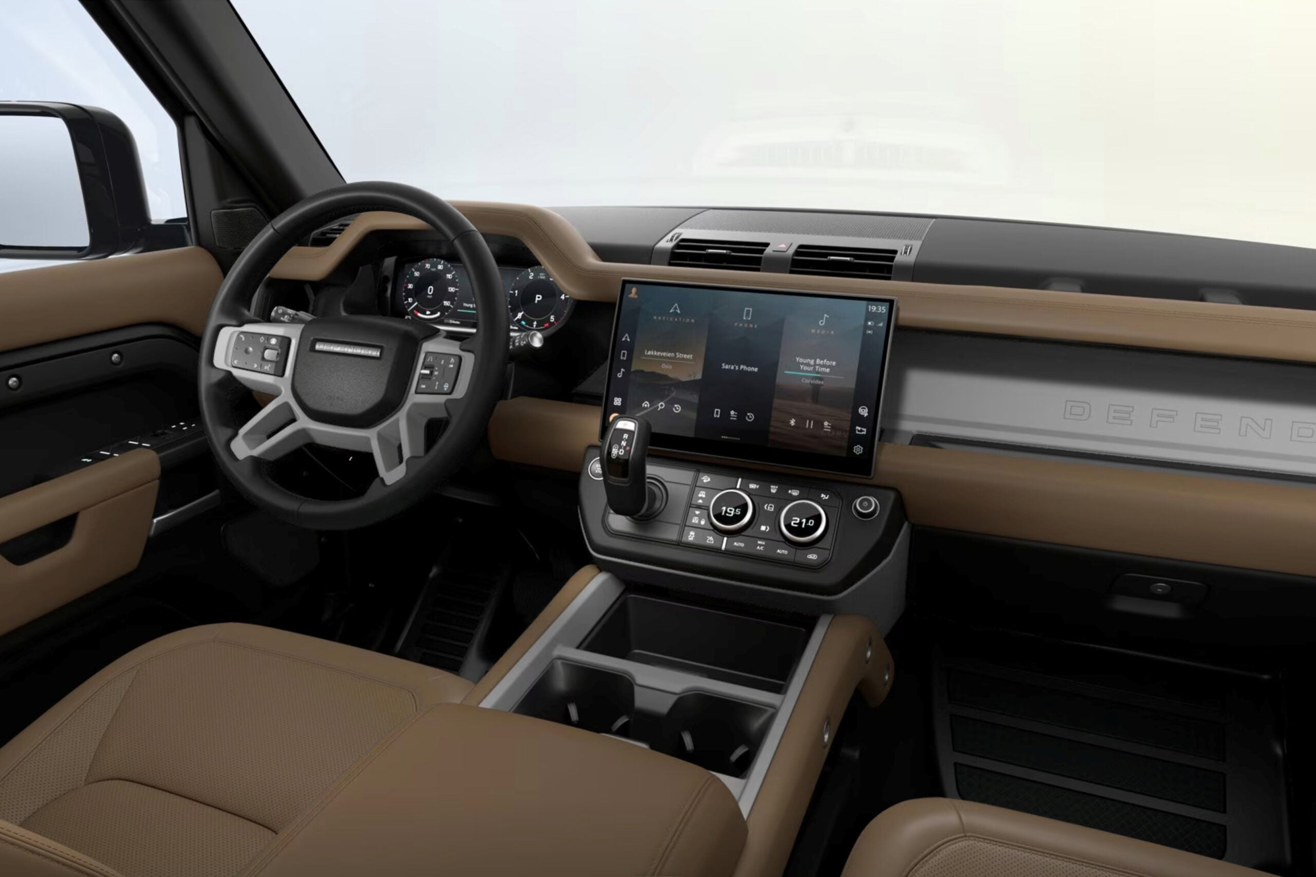 ランドローバー・ディフェンダー75＋エディション｜キャラウェイウィンザーレザーシート（キャラウェイ/エボニーインテリア）