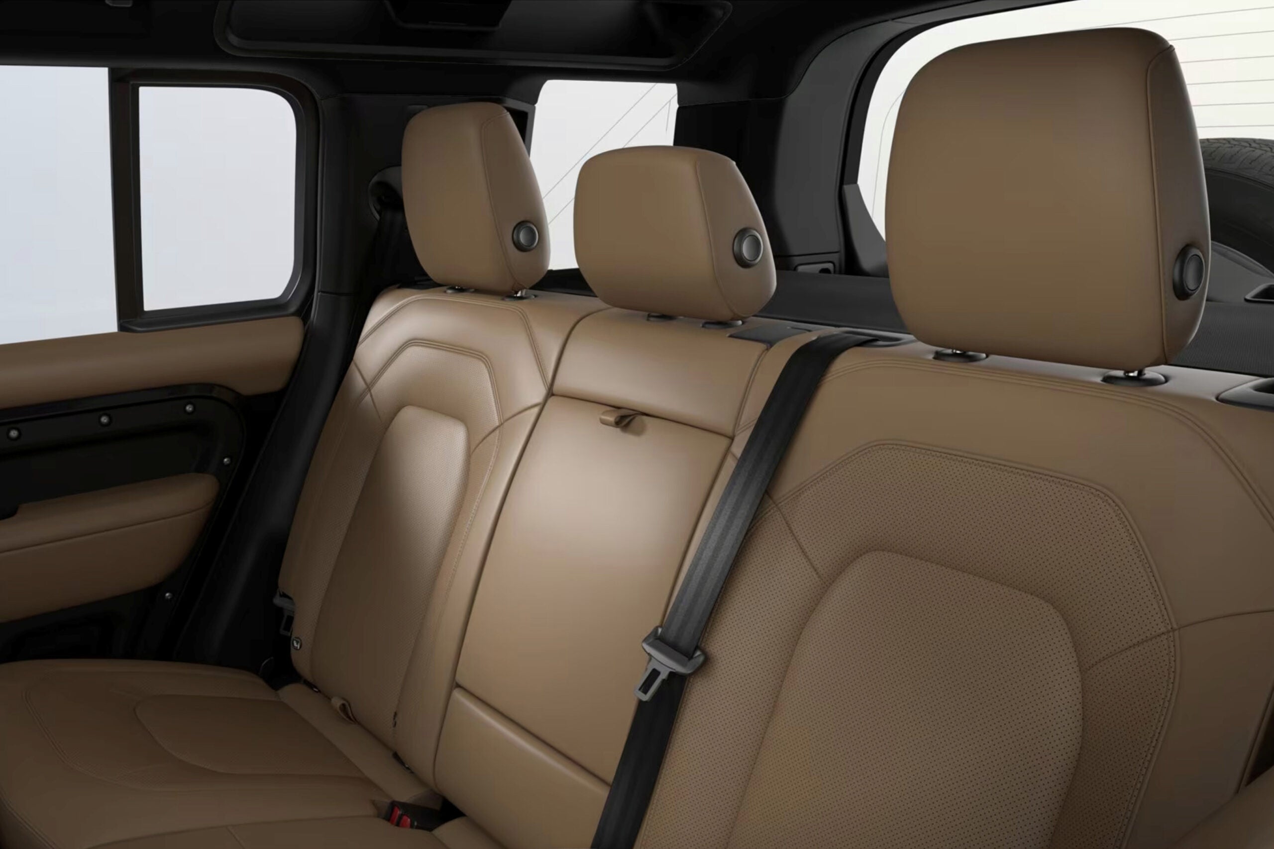 ランドローバー・ディフェンダー75＋エディション｜キャラウェイウィンザーレザーシート（キャラウェイ/エボニーインテリア）