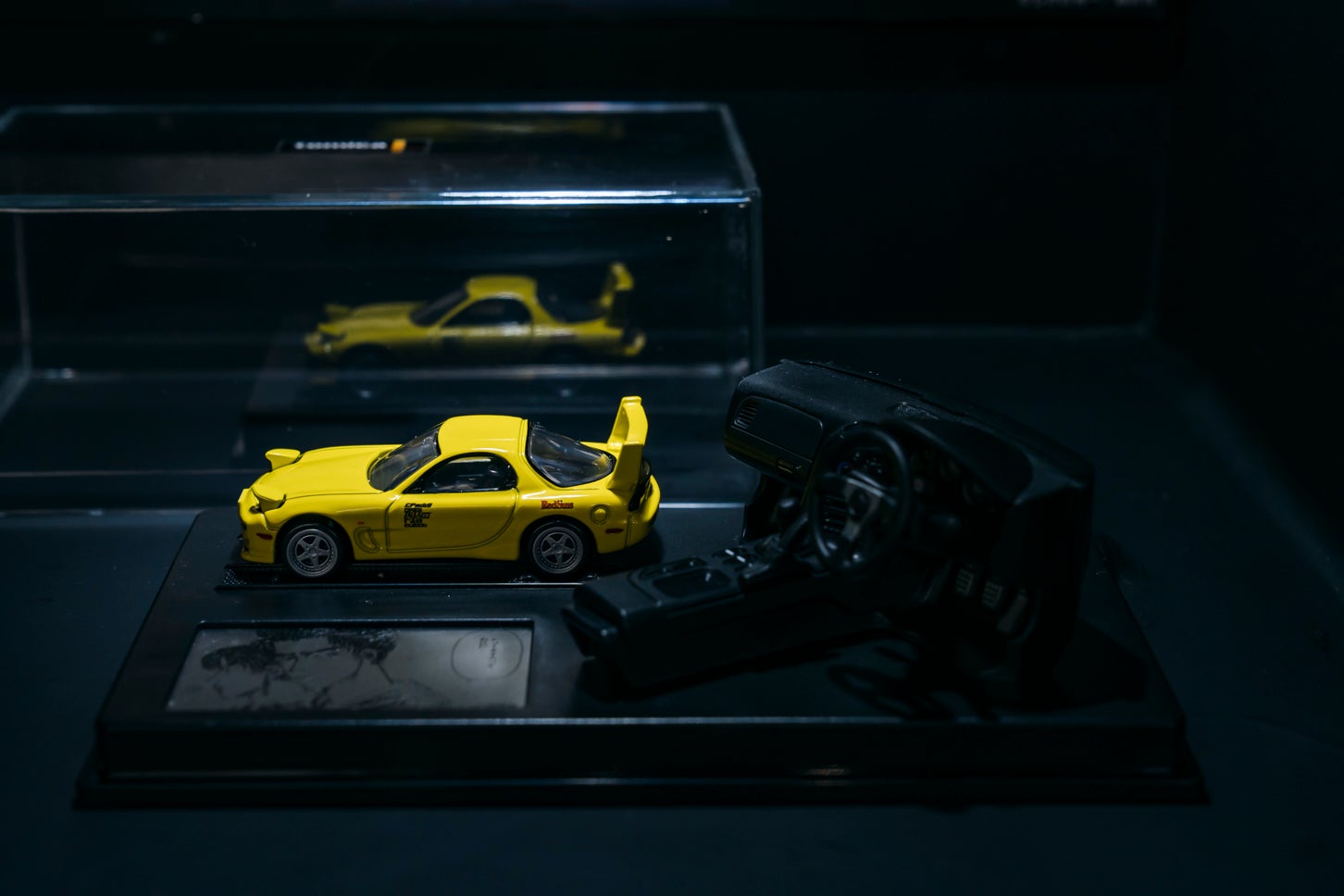 頭文字Dトミカブースの展示。