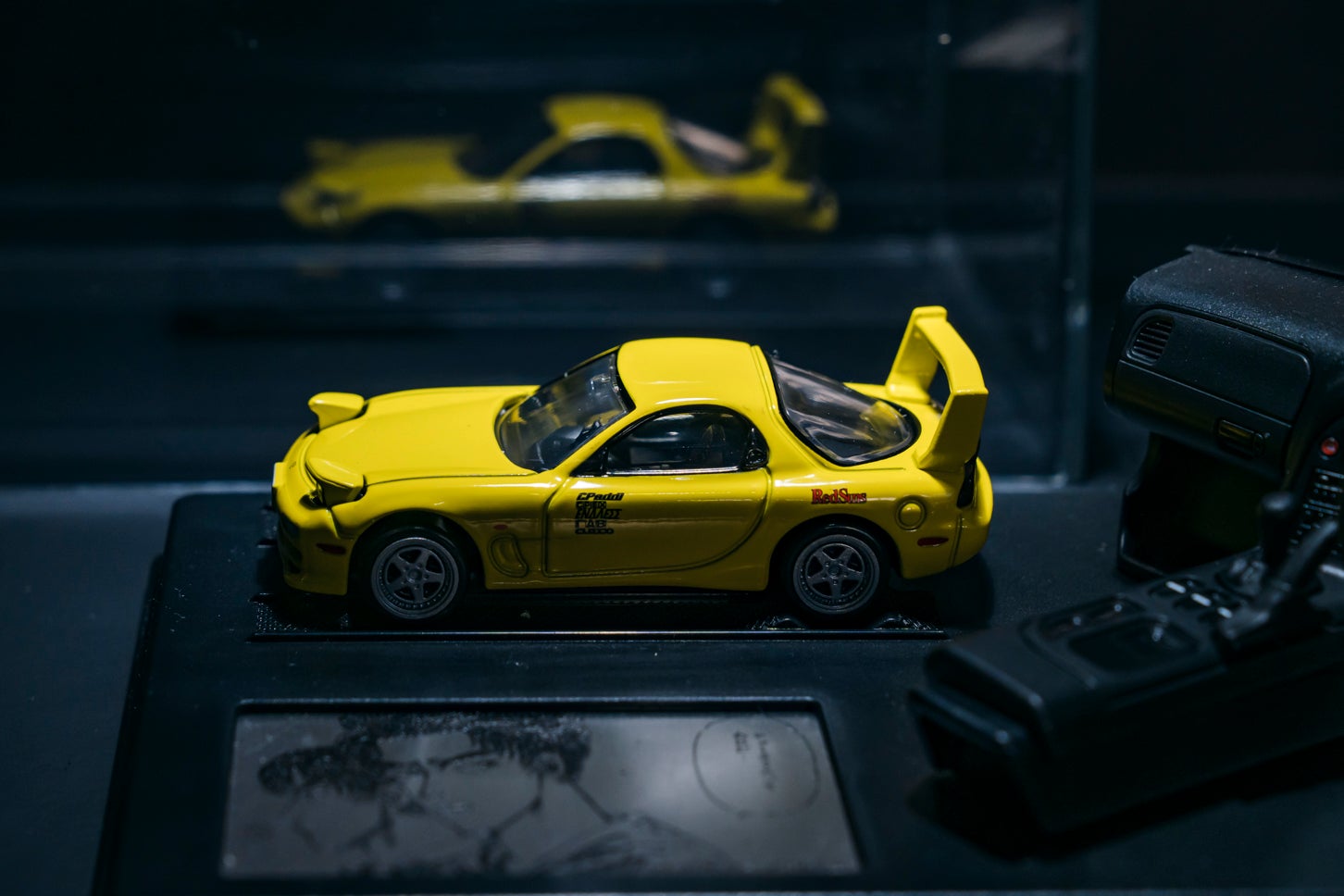 頭文字Dトミカブースの展示。