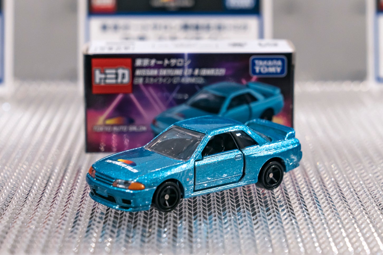 東京オートサロン開催記念トミカ 日産 スカイライン GT-R（BNR32）。
