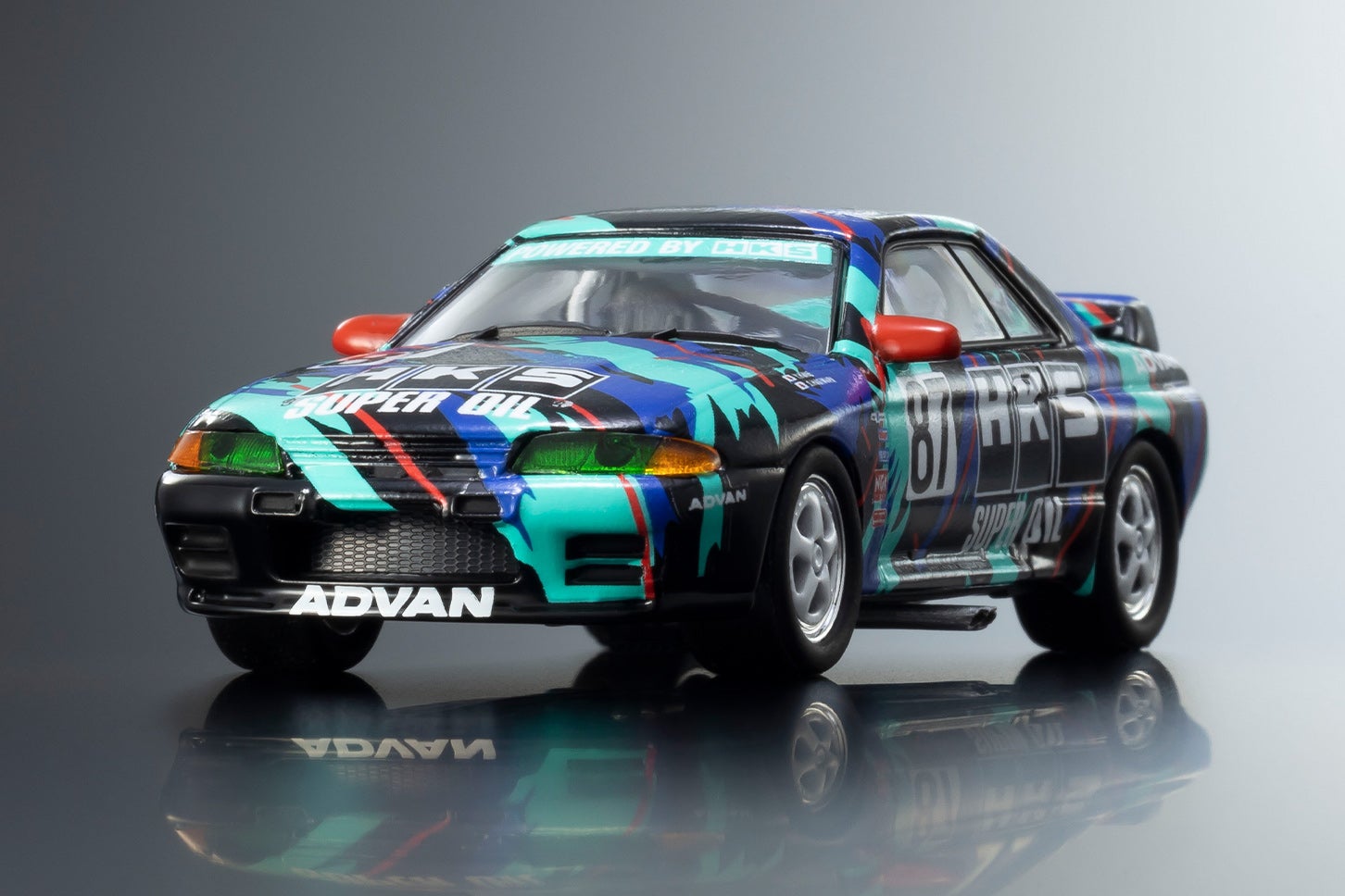 KYOSHO MINI CAR & BOOK 第25弾「HKS SKYLINE GT-R Gr.A 1993」付属のミニカー