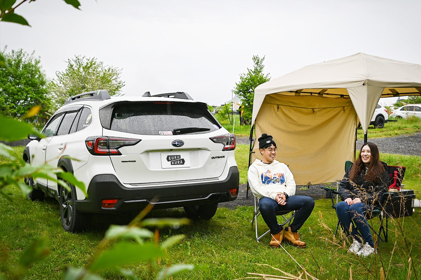 キャンプ場で食べるご飯は格別！ おふたりともアウトドアが好きとのことで、羨ましいかぎり