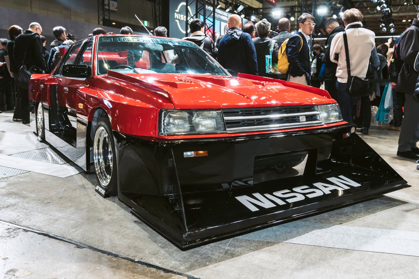 東京オートサロン2026に展示された「Re30 スカイラインシルエット」