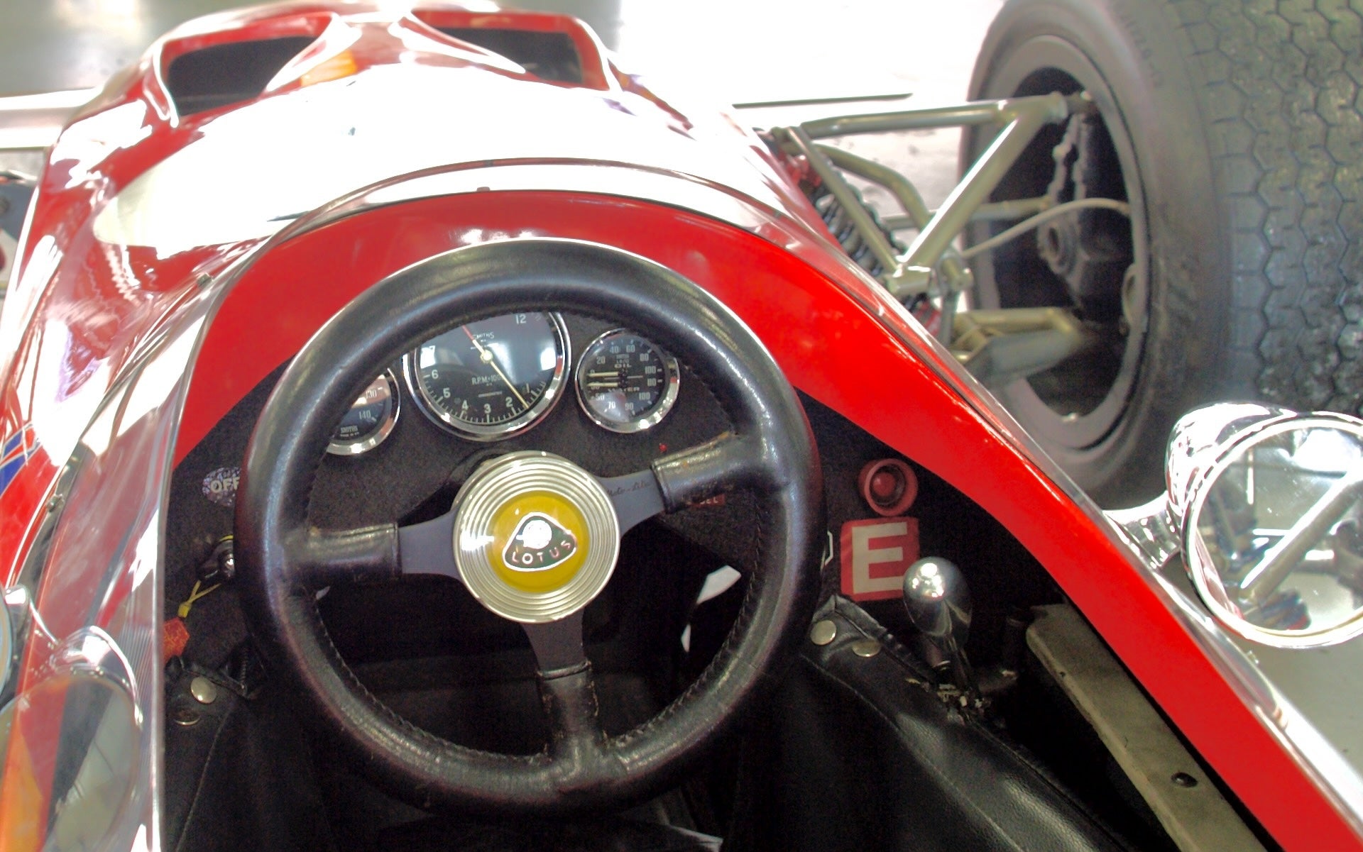 ロータス59のシフトレバー