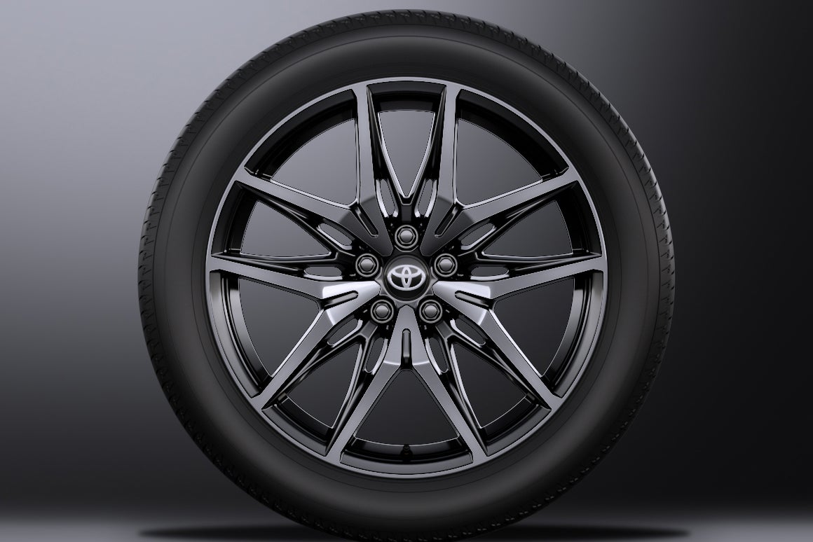 トヨタRAV4 GRスポーツ｜235/50R20タイヤ&専用20×7½Jアルミホイール（ブラック塗装＋切削光輝＋ダーククリア）＋専用センターオーナメント＋ホイールナット（ブラック)