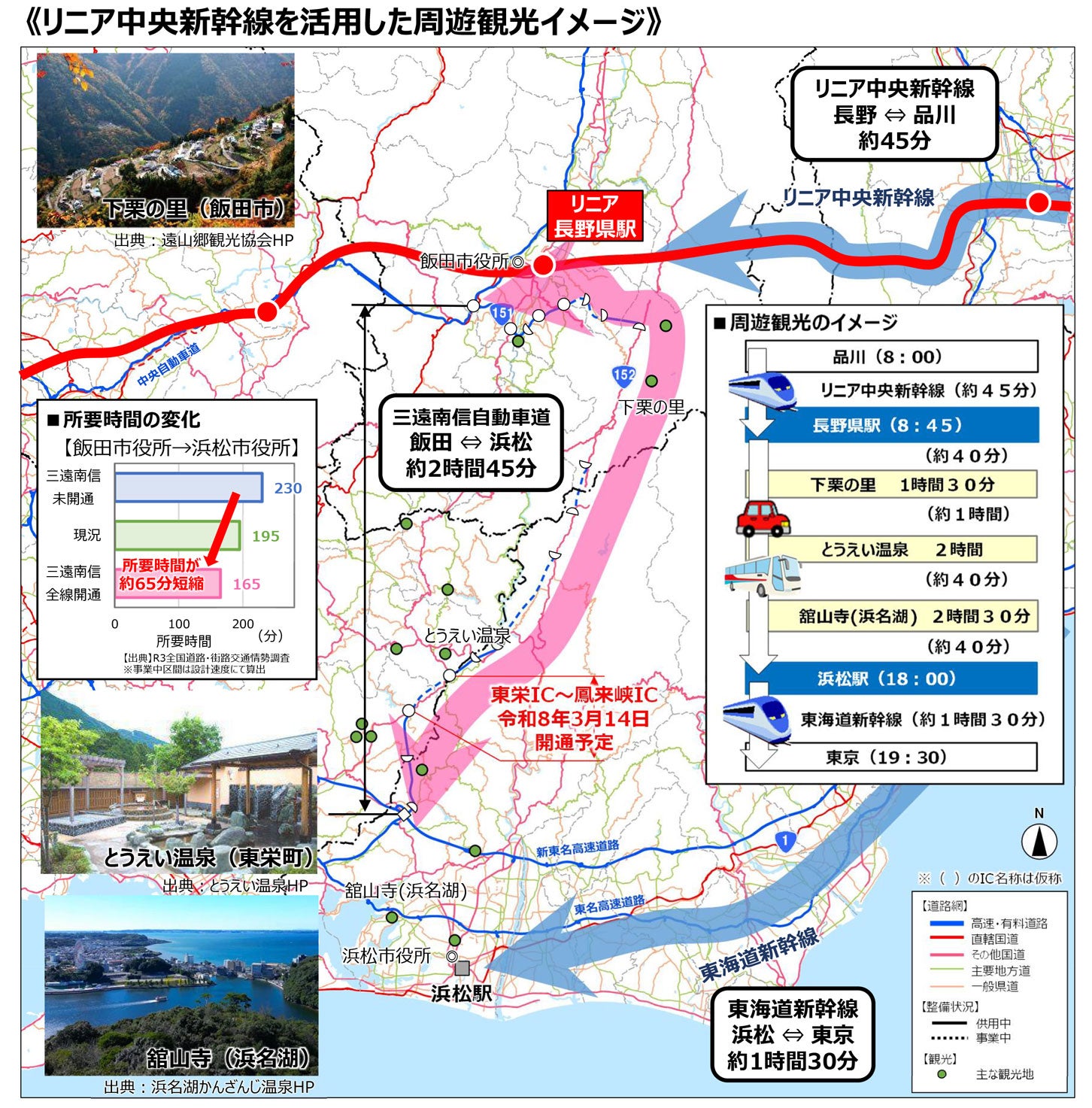 三遠南信道 東栄IC～鳳来峡ICの開通メリット。