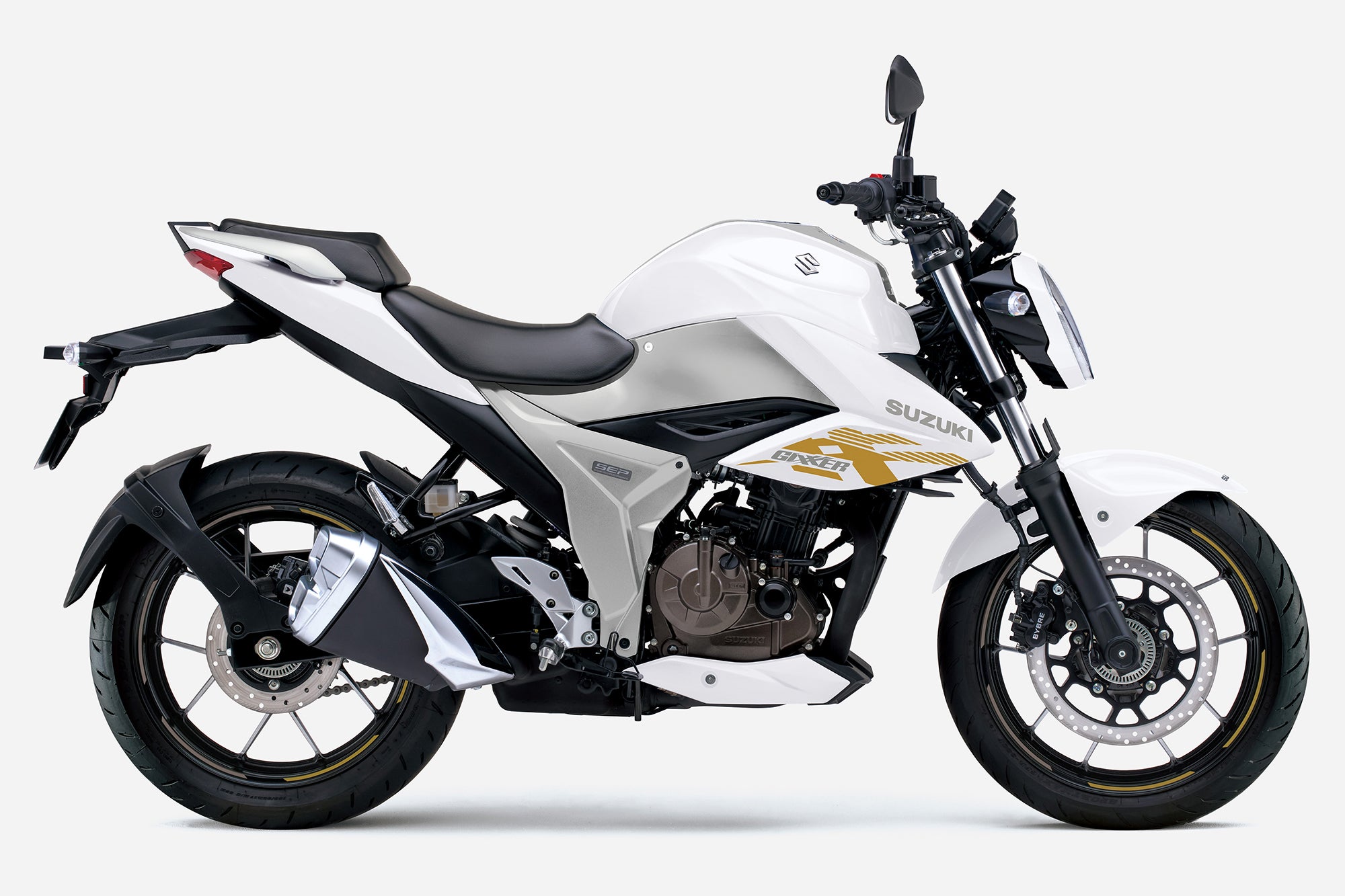 スズキ・ジクサー250｜カラー：パールグレッシャーホワイト/マットプラチナシルバーメタリックNo.2