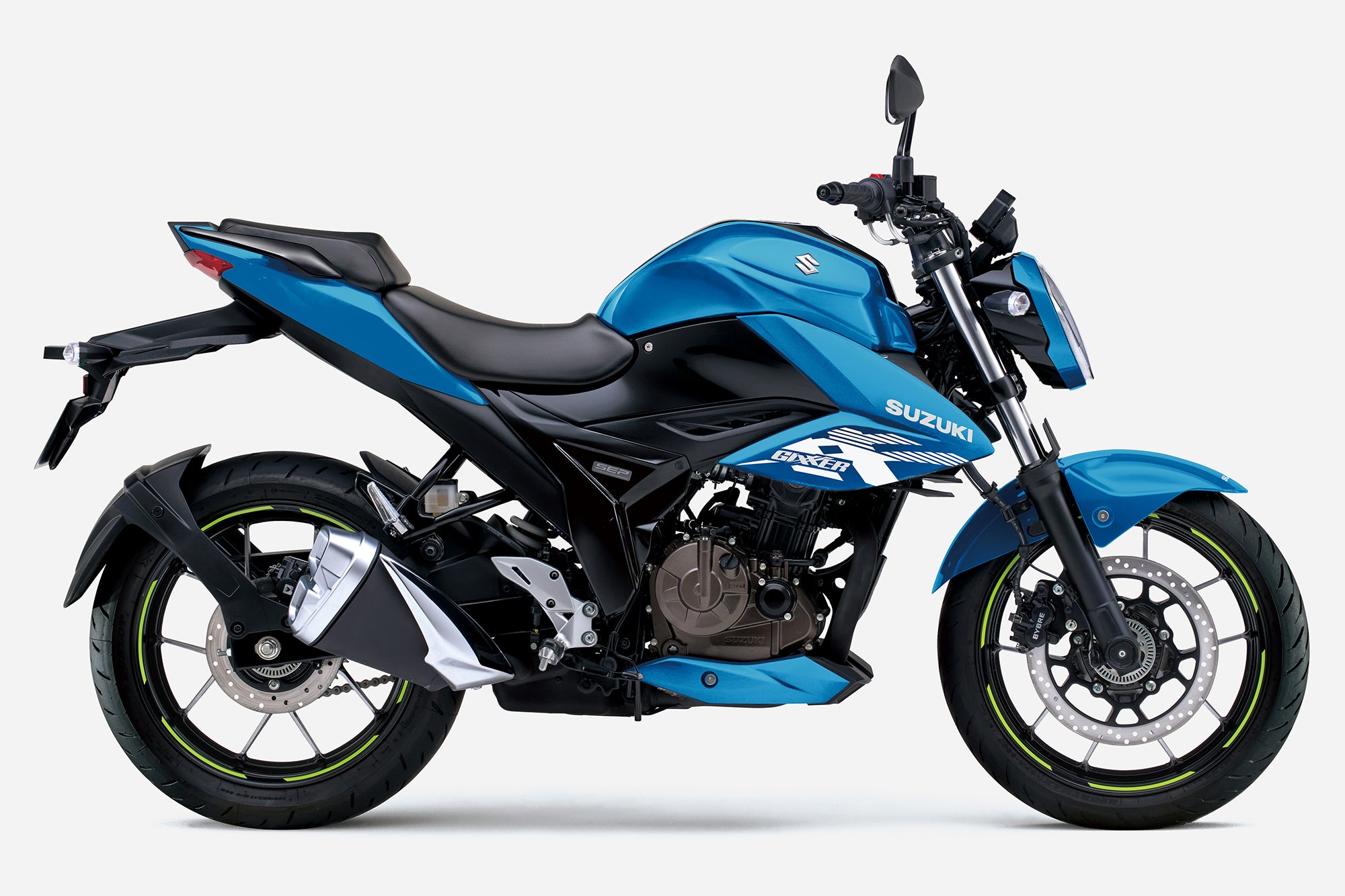 スズキ・ジクサー250｜カラー：グラススパークルブラック/トリトンブルーメタリック