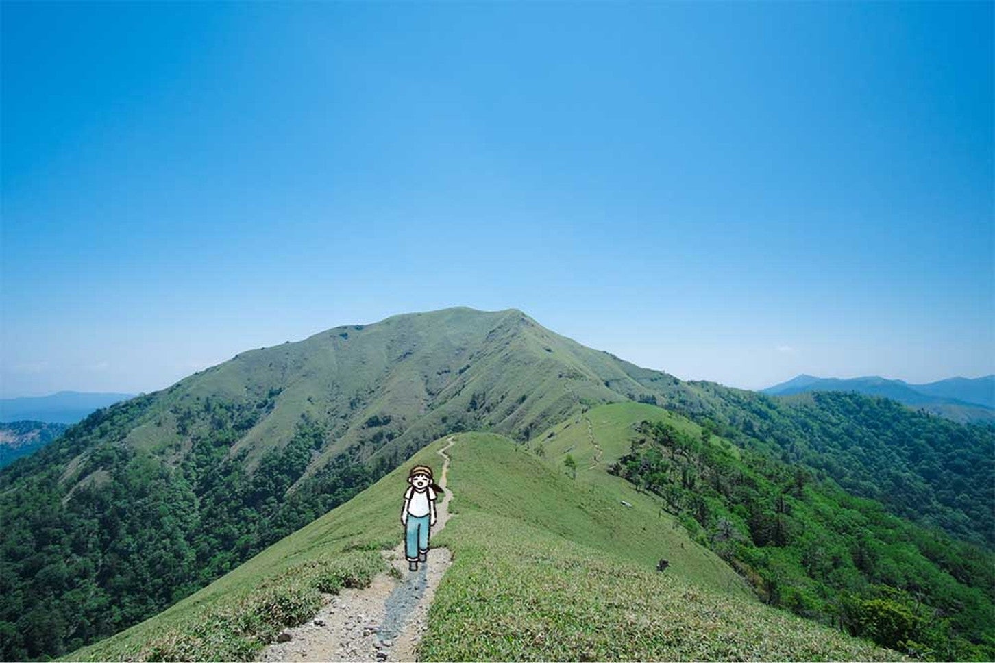 リフトに乗れば山頂近くの西島駅（標高1,750m）まで行ける