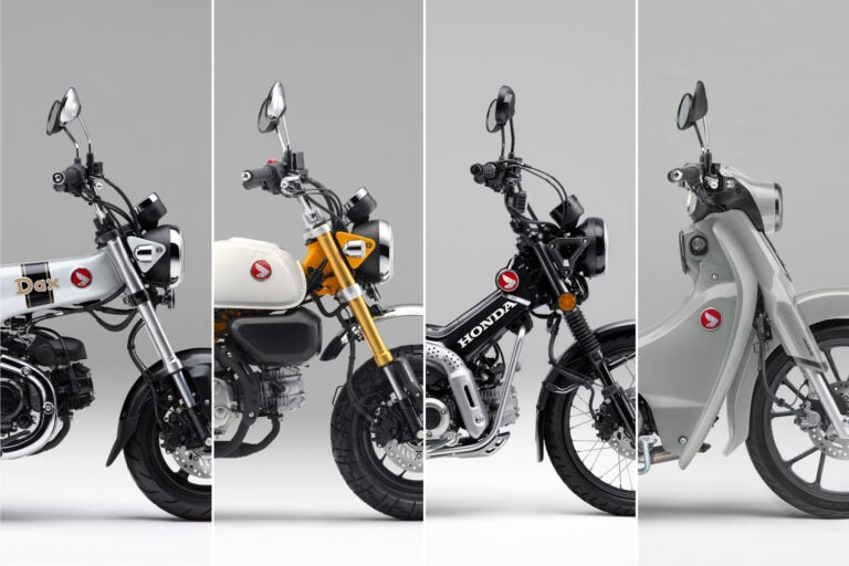 ホンダが1月30日にカラー変更を発表した、原付二種4モデル
