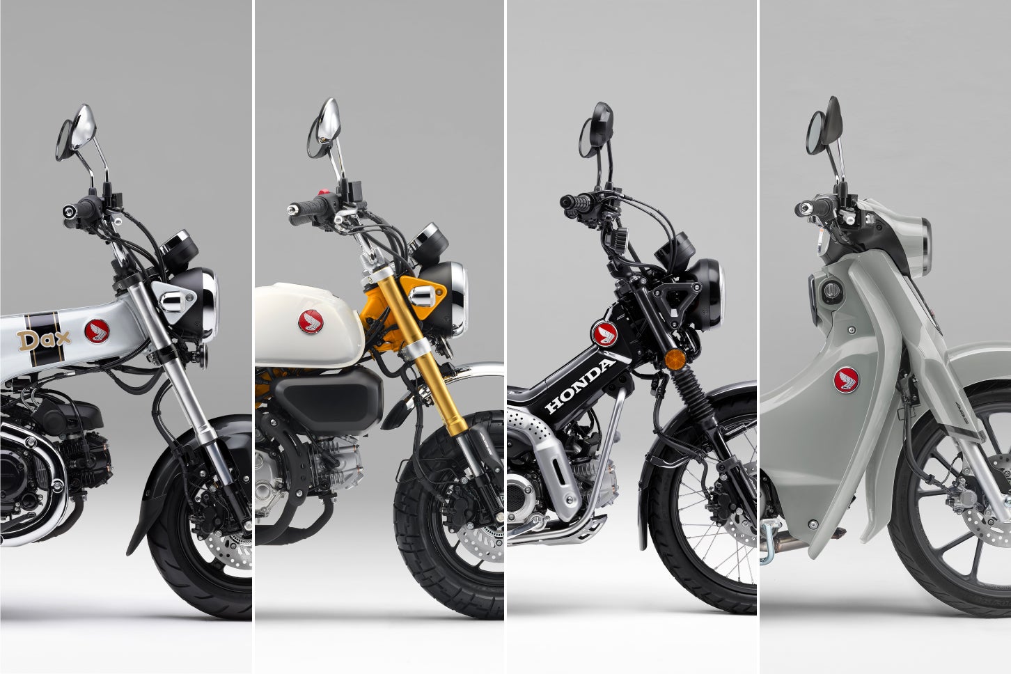 ホンダが1月30日にカラー変更を発表した、原付二種4モデル