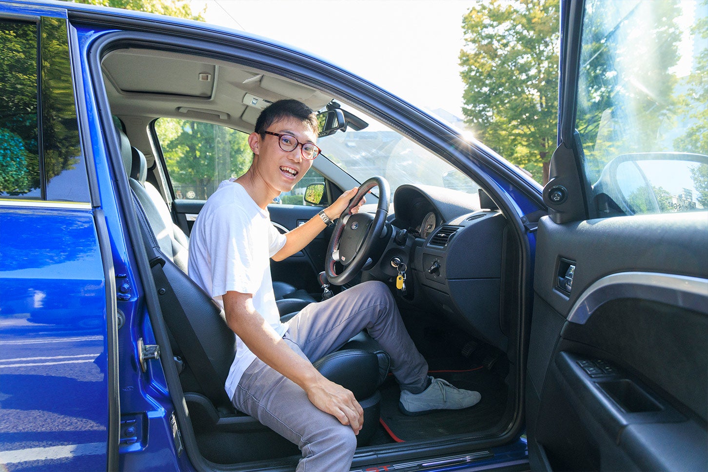 しゅんさんは普段、愛車で高速道路をゆったり流したり、海沿いをドライブする時間がお気に入りとのことです