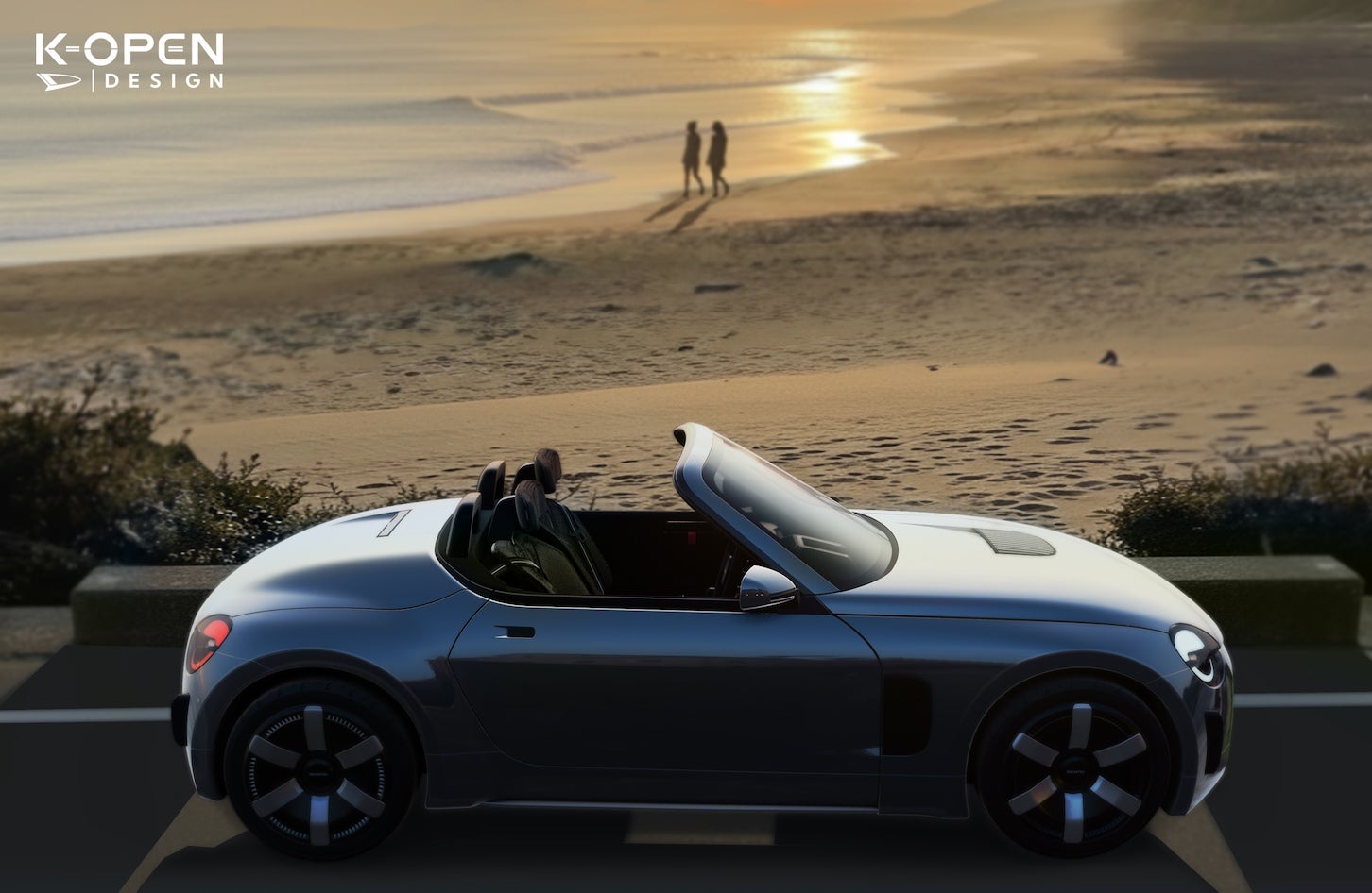 K-OPENはその名の通り、“軽のオープンカー”として未来の軽の可能性を提示するモデルをテーマとしている
