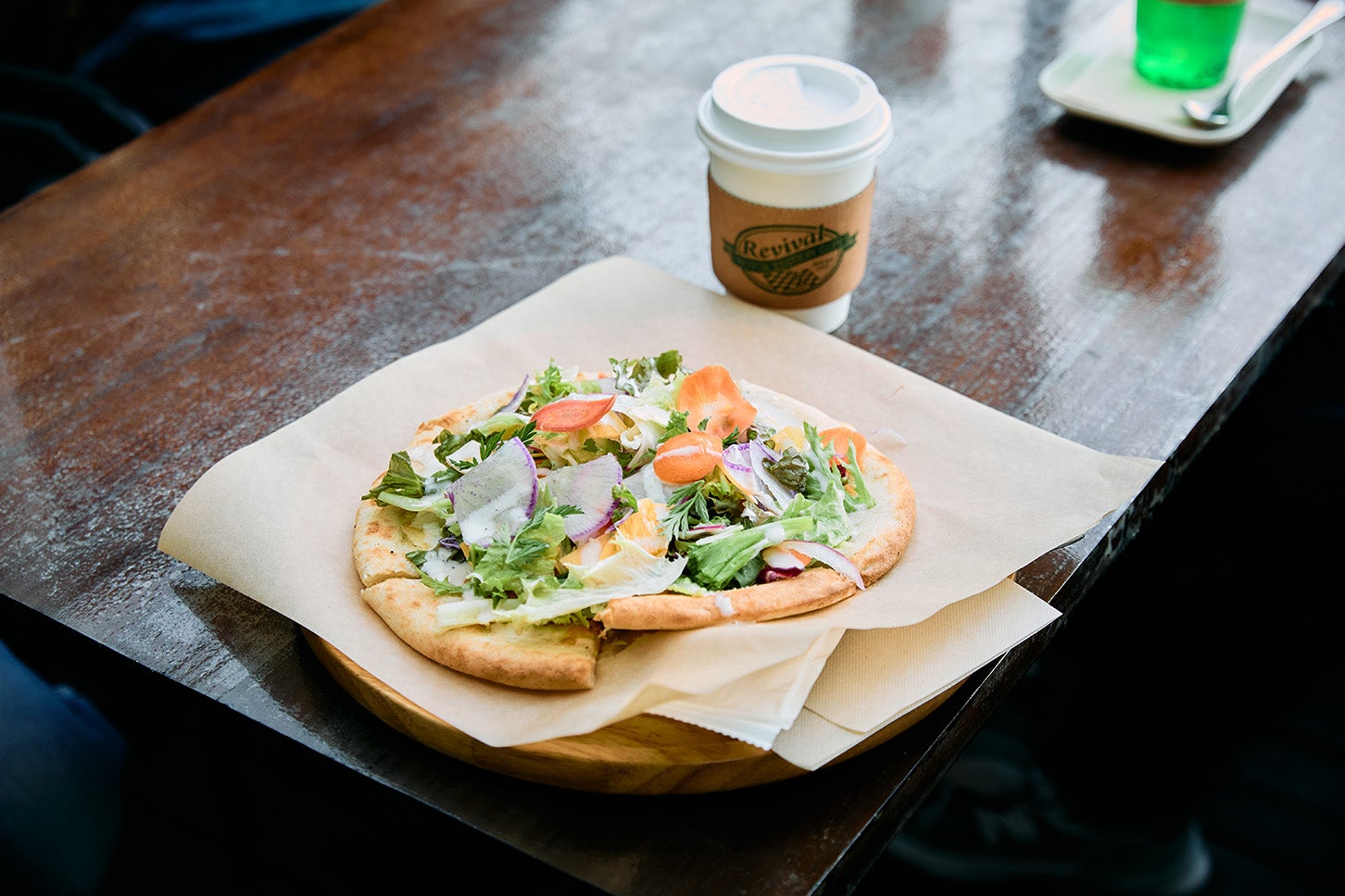 「三浦野菜のサラダピザ」もオススメ！