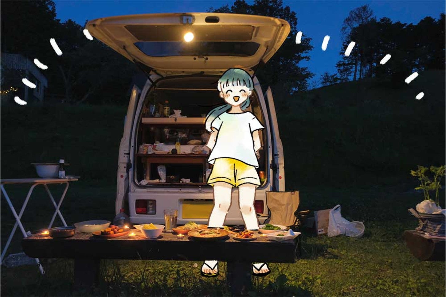 1時間半かけて、ようやくご馳走が完成しました！