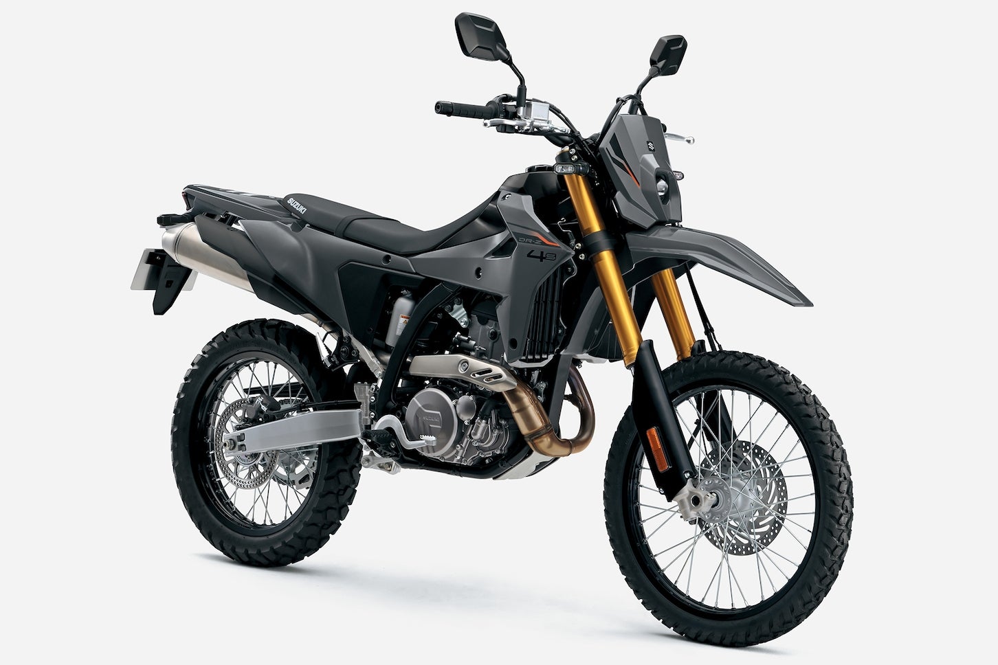 DR-Z4S ソリッドアイアングレー