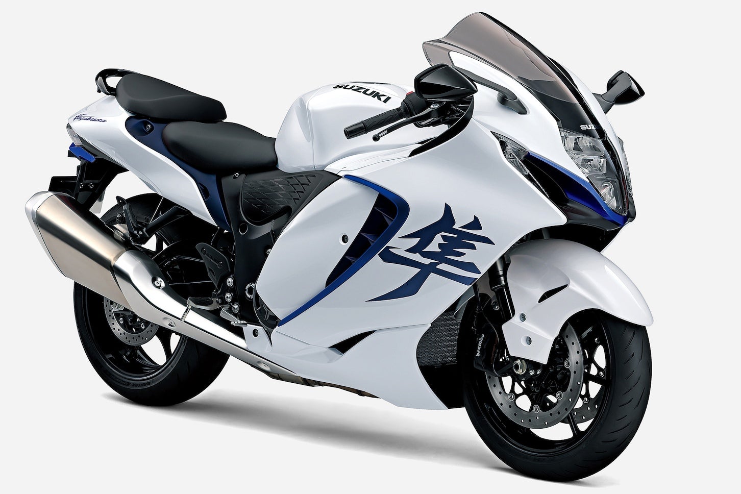 Hayabusa ブリリアントホワイト／パールビガーブルー