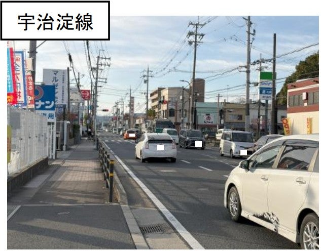 木津川の影響で、東西方向の交通は各地でボトルネック混雑となっている