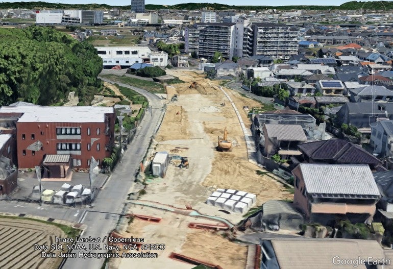 都市計画道路「八尾富田林線」の八尾・藤井寺工区