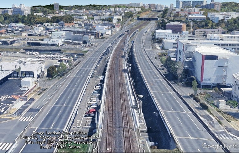 泉北ニュータウンの大動脈である「泉北1号線」