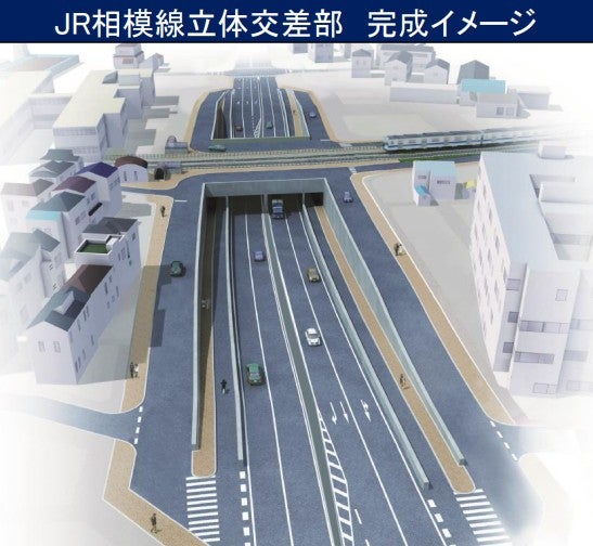 相模原愛川ICから伸びる「相模原町田線」の改良事業。