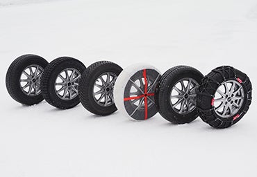 6種類のタイヤでテストを実施した。