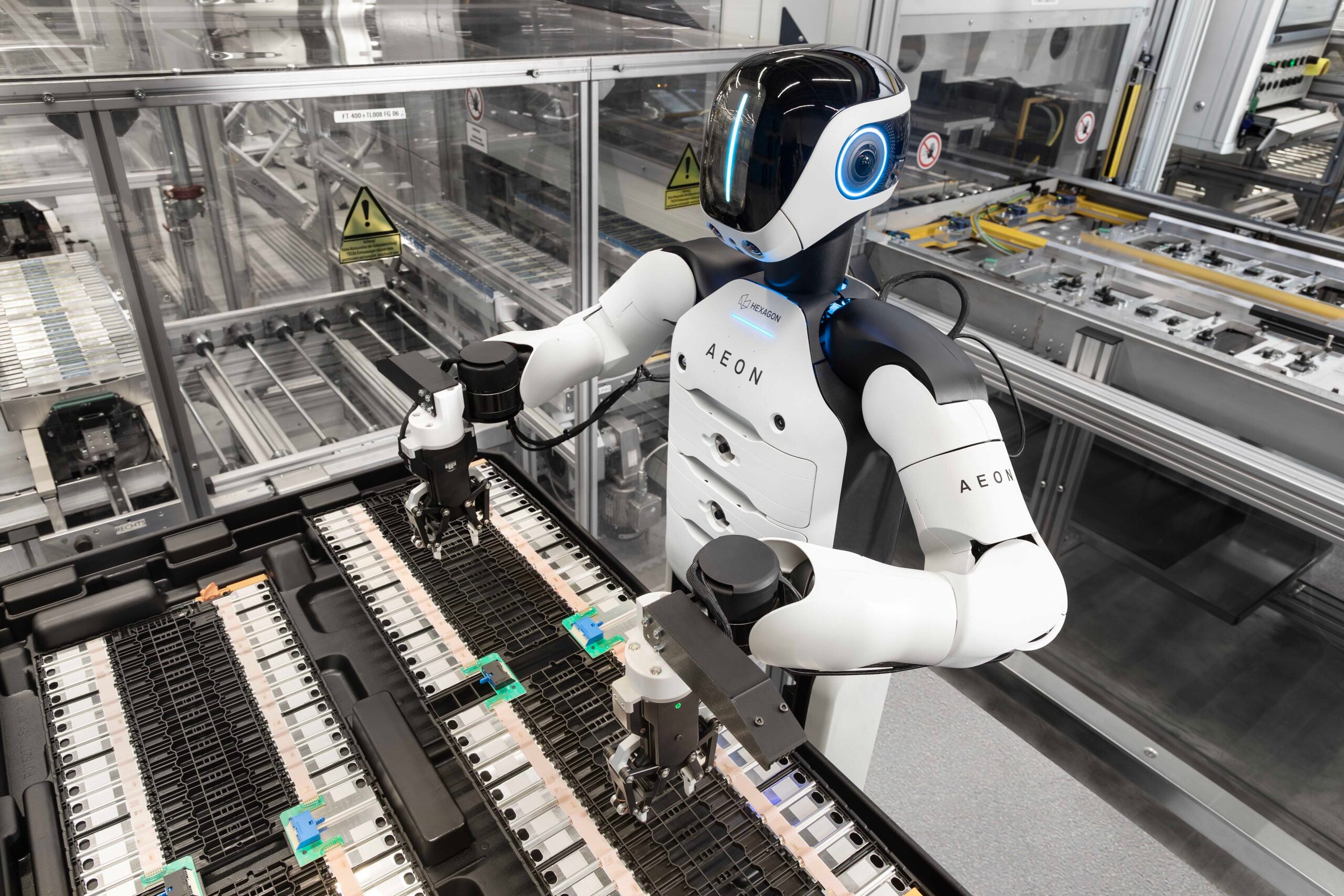 BMWライプツィヒ工場で働く人型ロボット「イーオン」｜Humanoid Robotics (AEON) at BMW Group Plant Leipzig