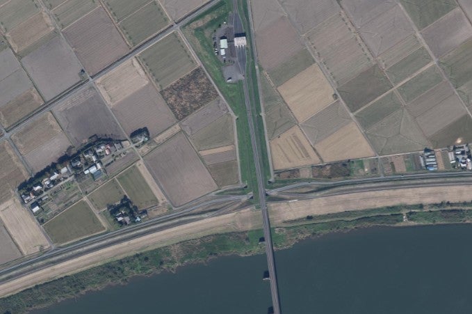 千葉茨城道路のルート。