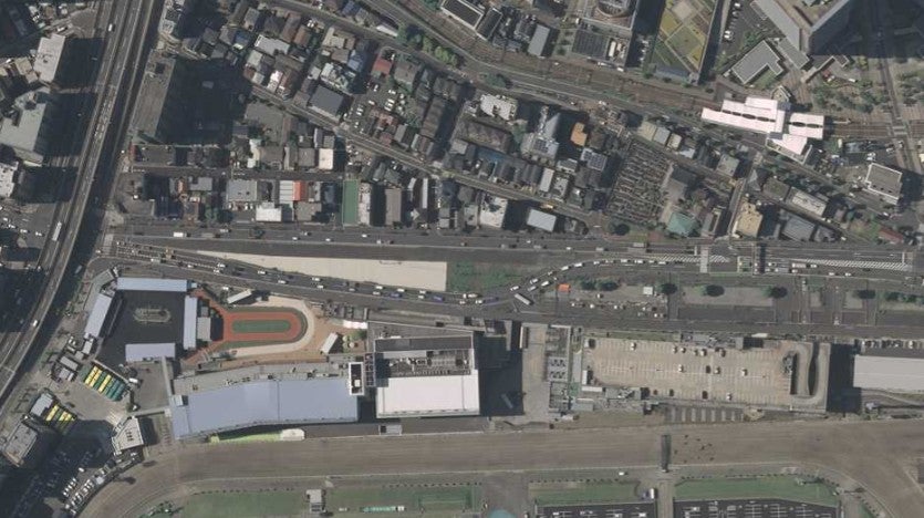 国道409号の様子。