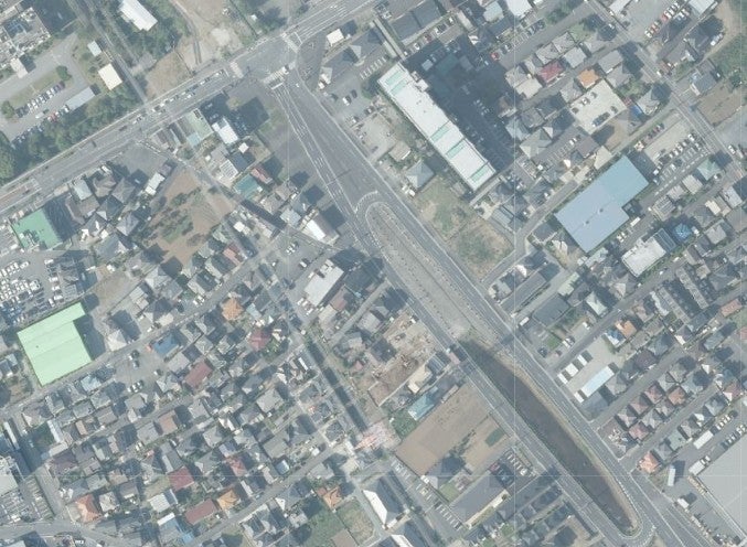 2023年に原市平塚工区として延伸開通を果たした第二産業道路。