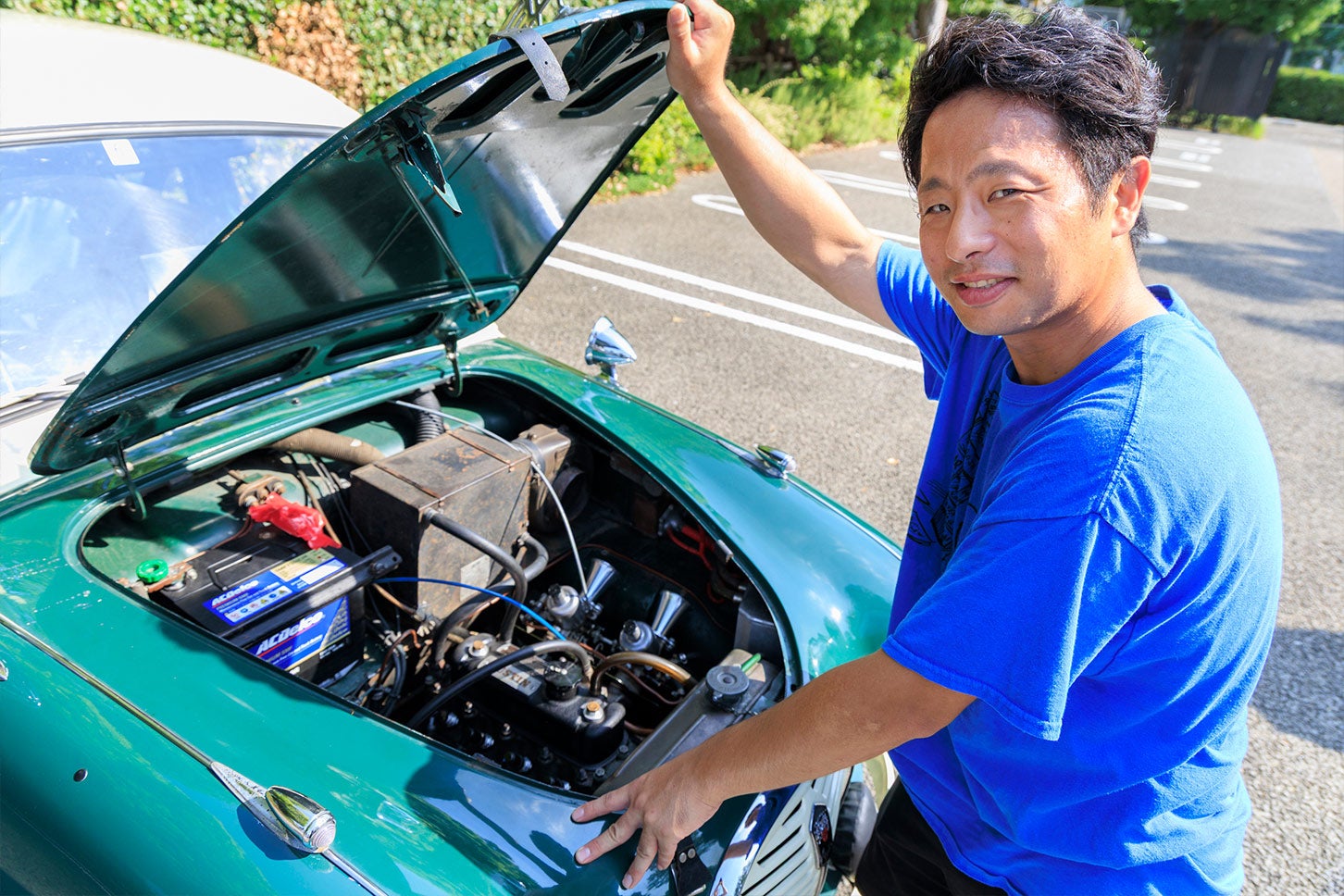 948cc直列4気筒エンジンは元気に動いてくれるそうです！
